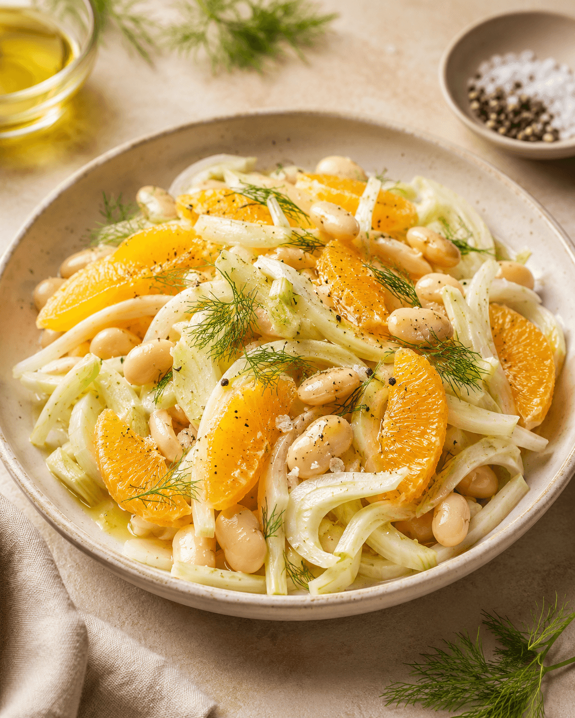 Fennel, Orange & White Bean Salad