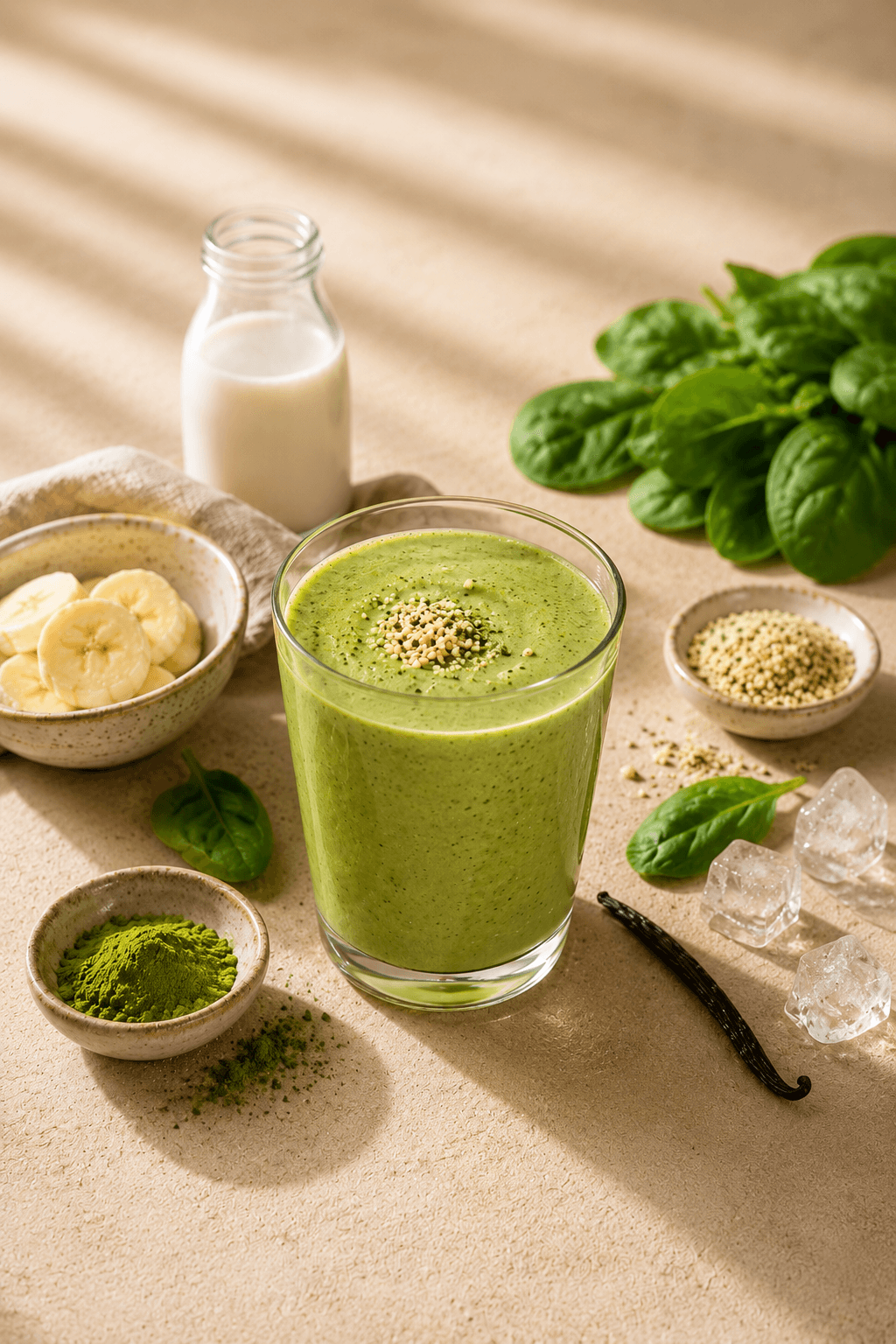 Green Protein Matcha Smoothie